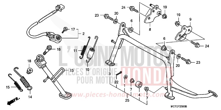 STAND for Silver Wing DELTA BLUE METALLIC (PB358) from 2006